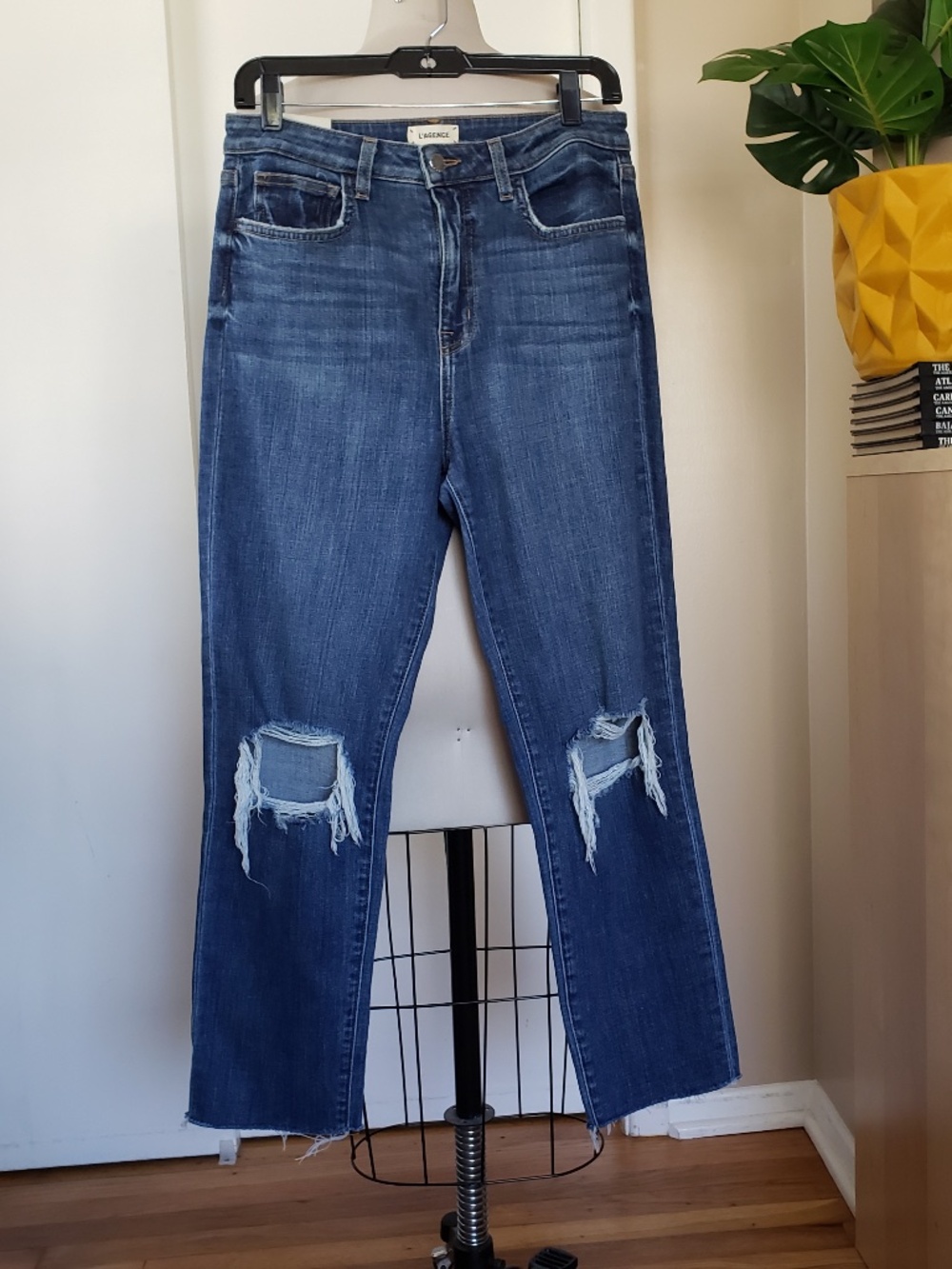 L'Agence Distressed Denim Jeans Size 29 NEW!